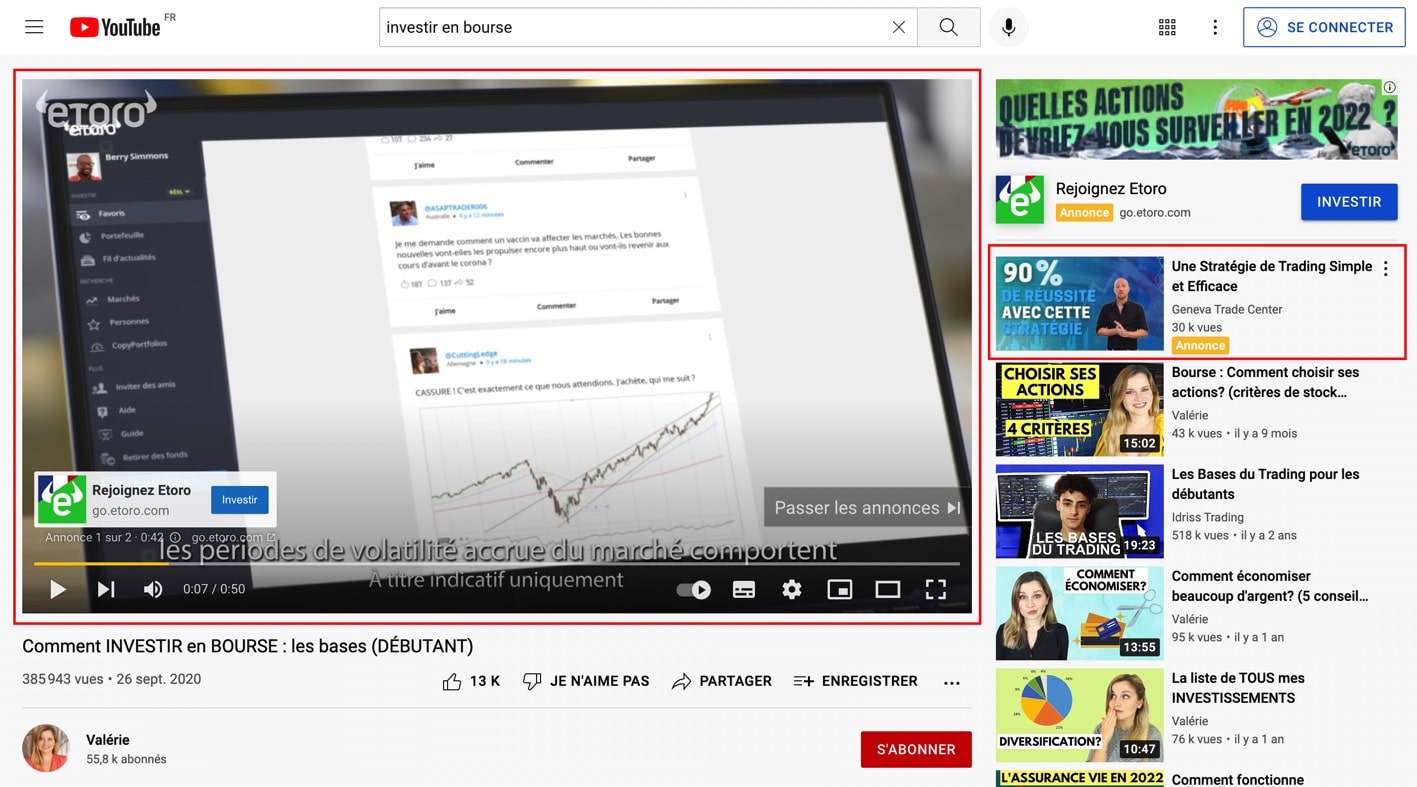 youtube ads format trueview for action