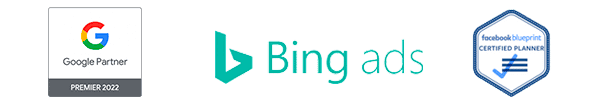 AdPremier agence certifiée Google Partner Premier, Bing Ads et Facebook Blueprint